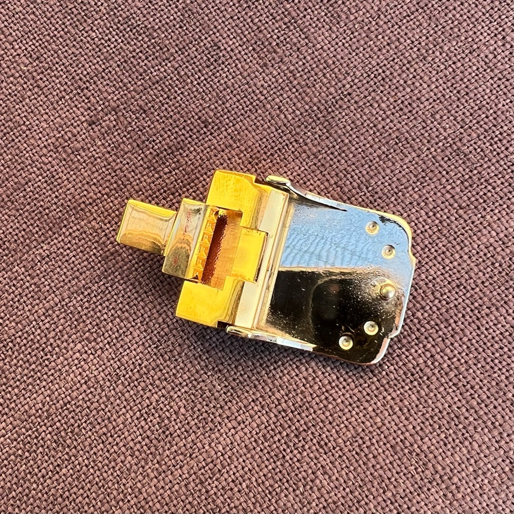 Cartier buckle for belt and cufflinks authentic vintage - Picture 10 of 11